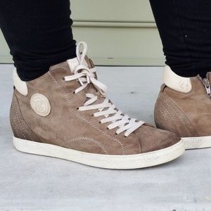 Handmade Paul Green Fashion Wedge Sneakers US 10